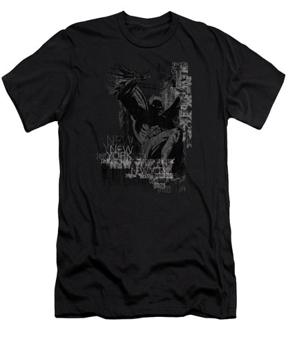 Shirt nera comics batman - t-shirt,